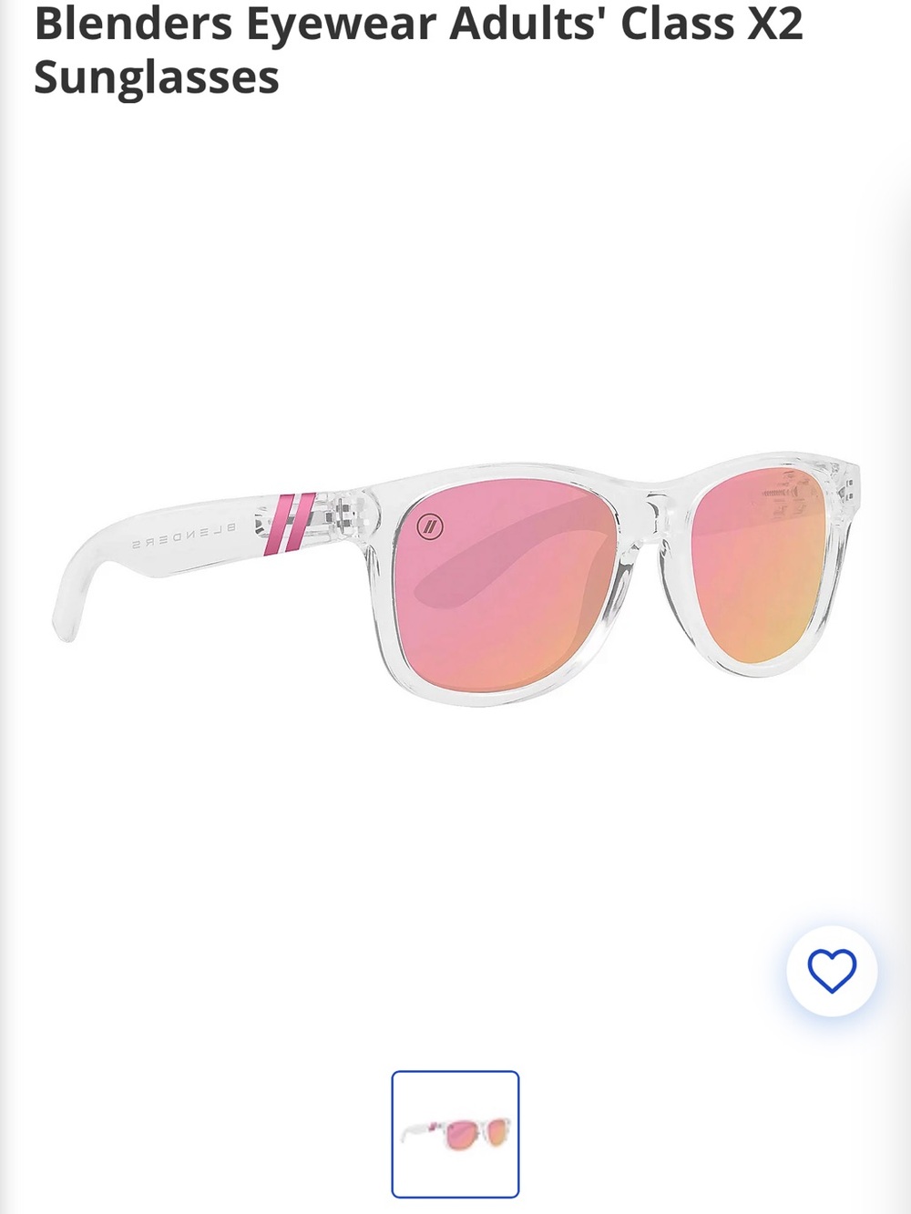 Blenders Eyewear Adult Class X2 Sunglasses